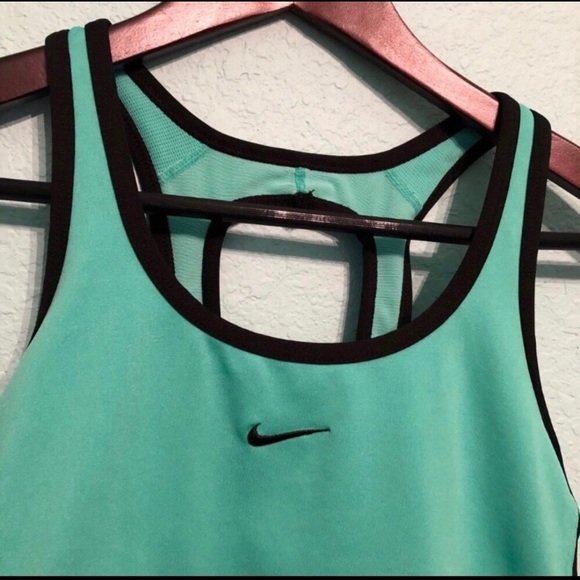 Nike Womens Athletic Top, Green Medium - Picture 4 of 5